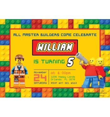 Lego Bday Invitations 7