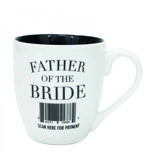 father of the bride coffee mug