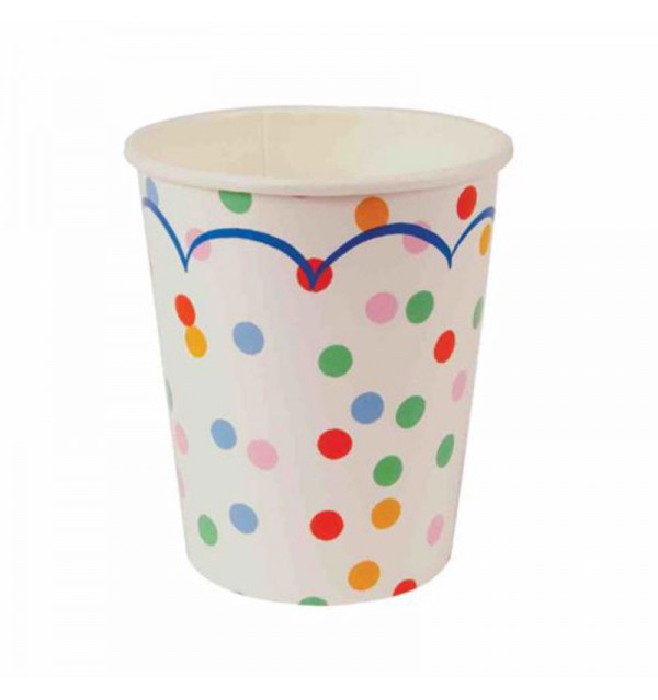Multicolor Confetti Party Cups Multicolor Confetti Party Cups