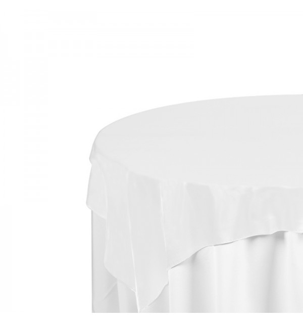 White Polyester Overlay White Polyester Overlay