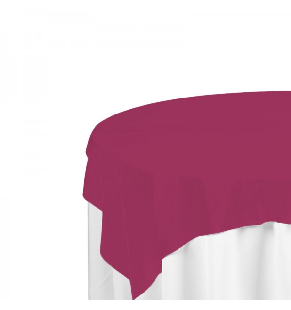 Raspberry Polyester Overlay Raspberry Polyester Overlay