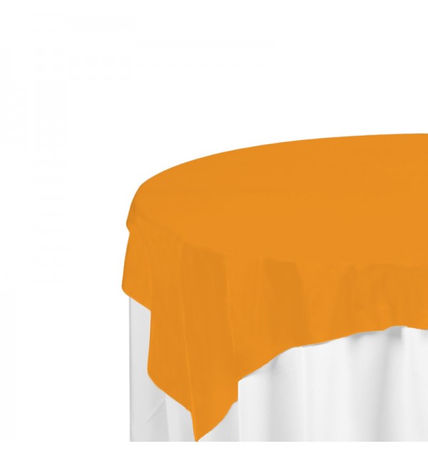 Neon Tangerine Polyester Overlay Neon Tangerine Polyester Overlay
